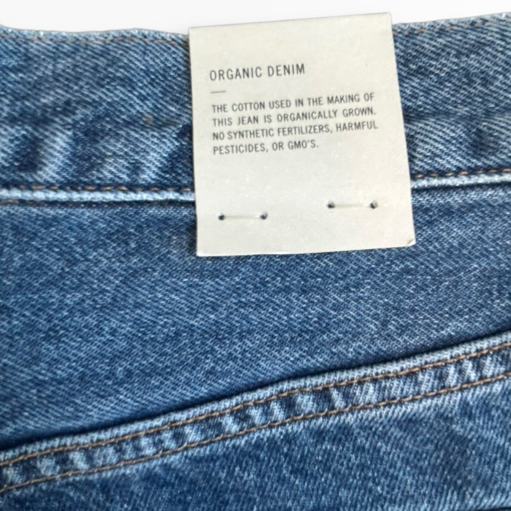 Agolde Cooper Cargo Jean Regulation Blue Medium Wash Size 25 Women’s NEW - Picture 10 of 10